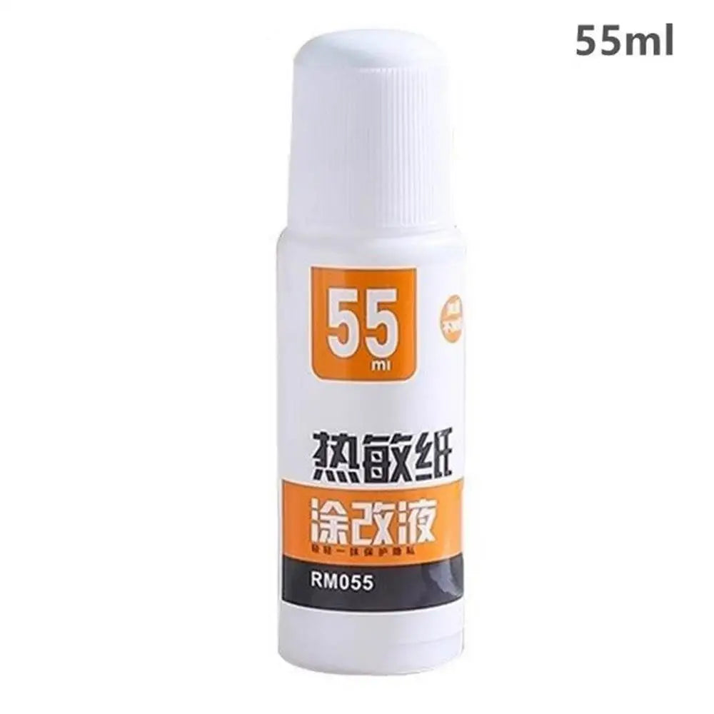 Thermal Paper Correction Fluid Fast-Drying 30ml/55ml Privacy Protection for Parcel Box ID Information Anti Peep Identity Guard
