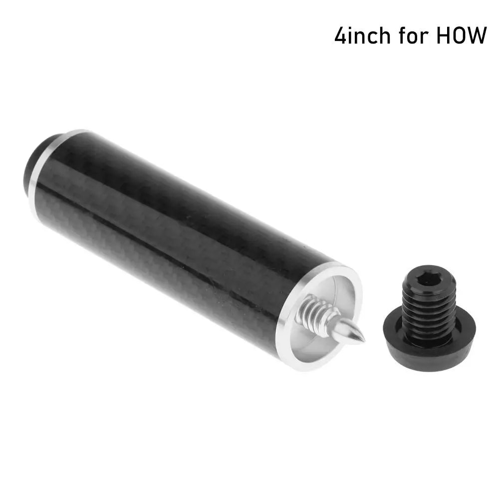 1Pcs Lightweight Snooker Cue Extension Enthusiast Athlete Beginners Replacement Connect Shaft Carbon Fiber Stick Extender