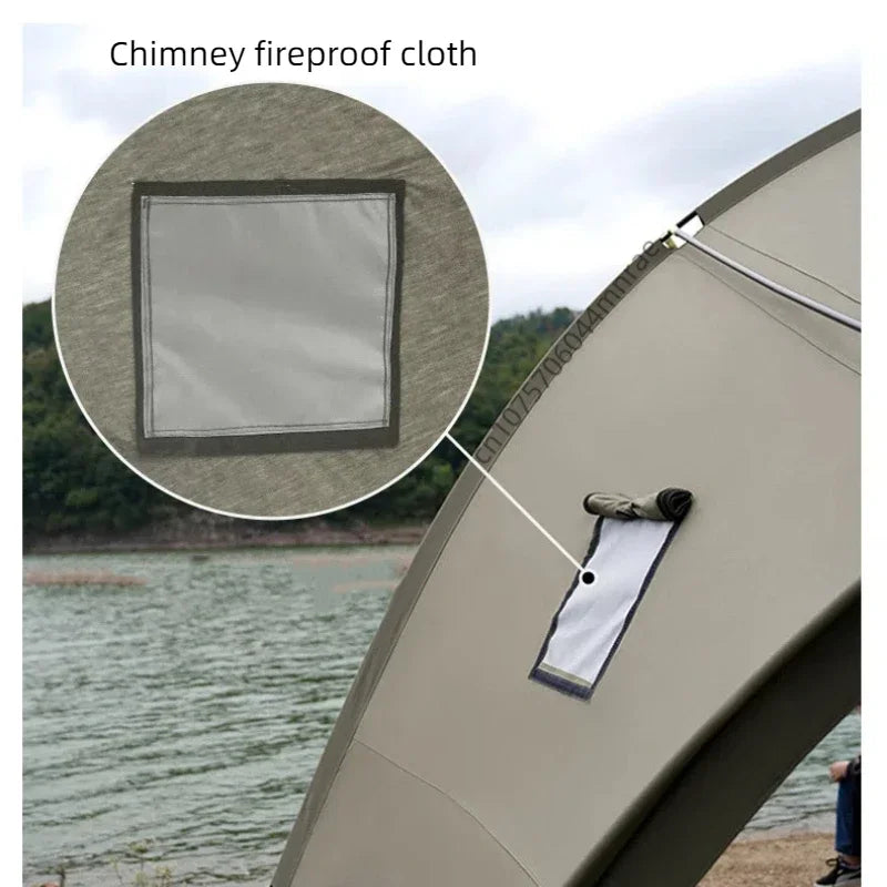 Outdoor Portable Tent Campsite Camping Picnic Rain Proof Sunscreen Hemisphere Shelter Outdoor Multi Functional Tent