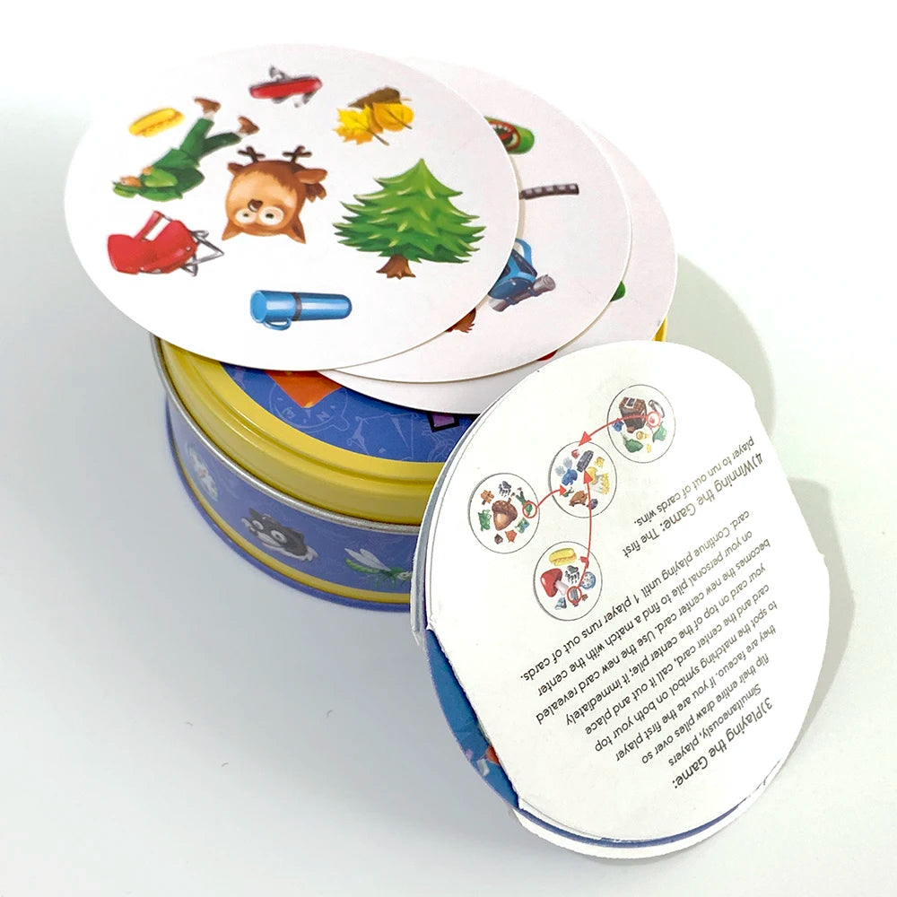 Card Board Game Toy Iron Box Family Funny Entertainment Party Holidays Camping Tool Sports HIP Friends Christmas Halloween Gifts