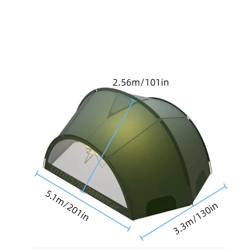 Outdoor Portable Tent Campsite Camping Picnic Rain Proof Sunscreen Hemisphere Shelter Outdoor Multi Functional Tent
