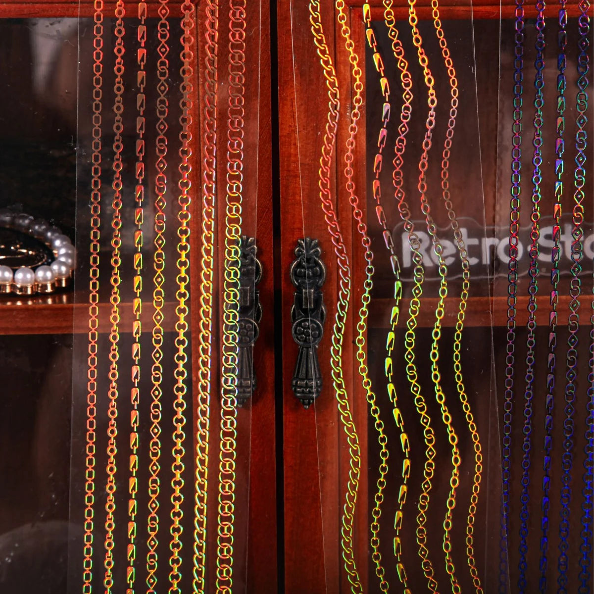 1Roll Decorative Adhesive tapes magic shadow and chain trail masking tapes Junk Journal Scrapbooking stikcers DIY