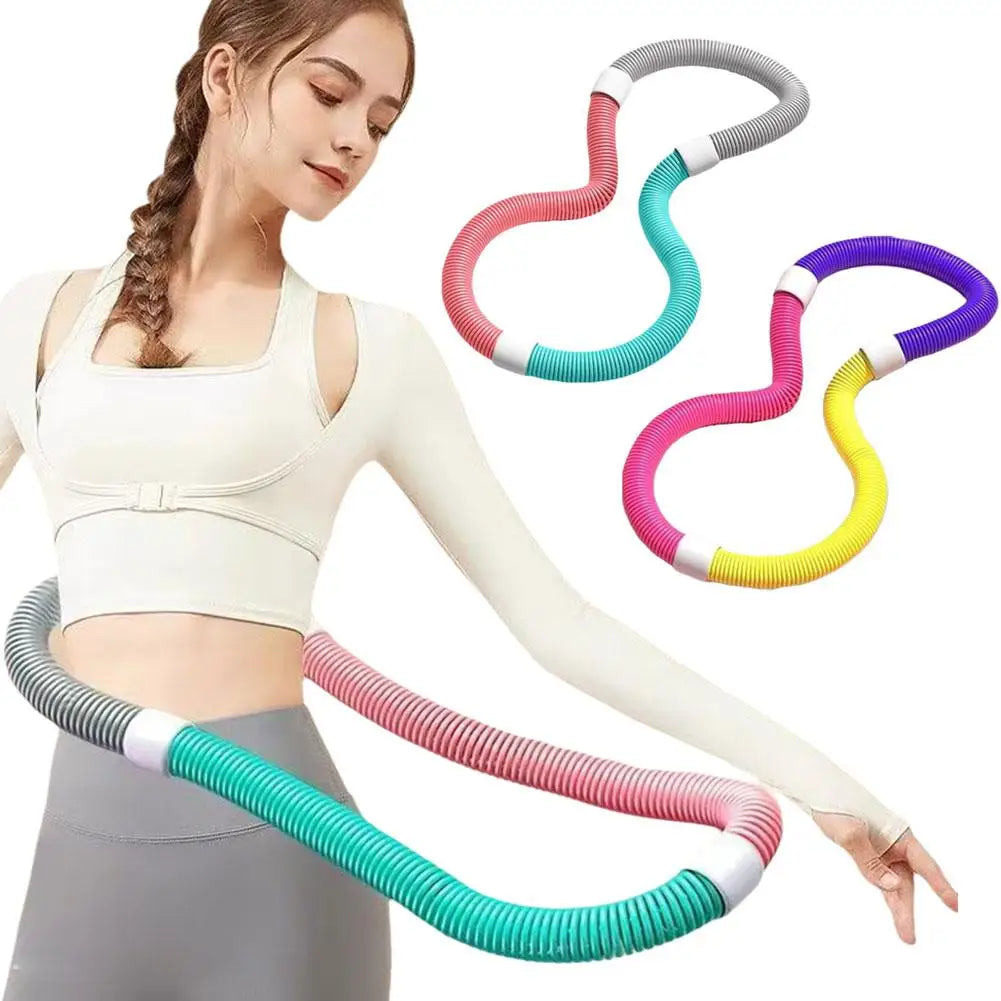 Weighted Spring Steel Frame Foldable Segments Protection Waist Ergonomic Spine Protection Women Home Gym Fitness Soft Spring