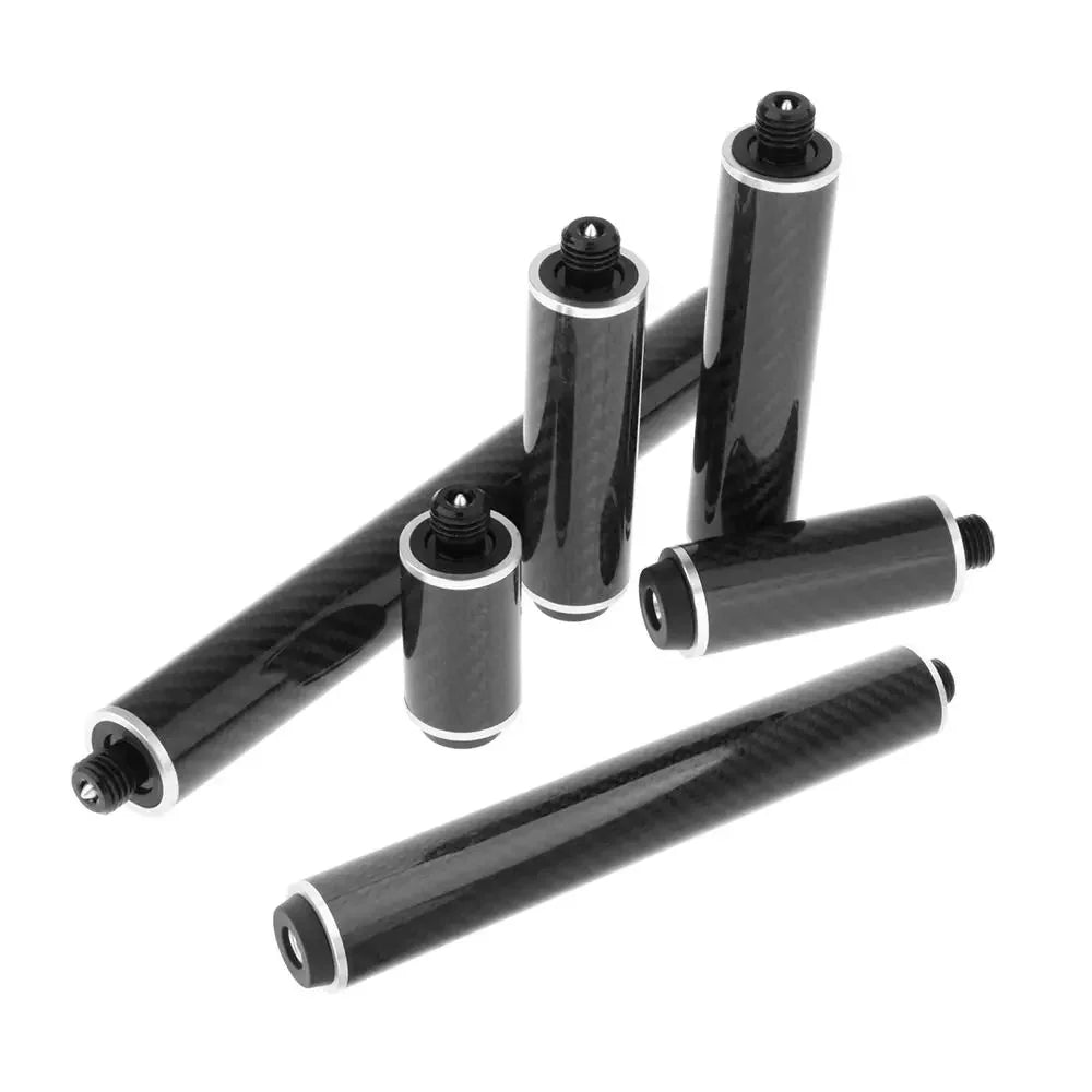1Pcs Lightweight Snooker Cue Extension Enthusiast Athlete Beginners Replacement Connect Shaft Carbon Fiber Stick Extender