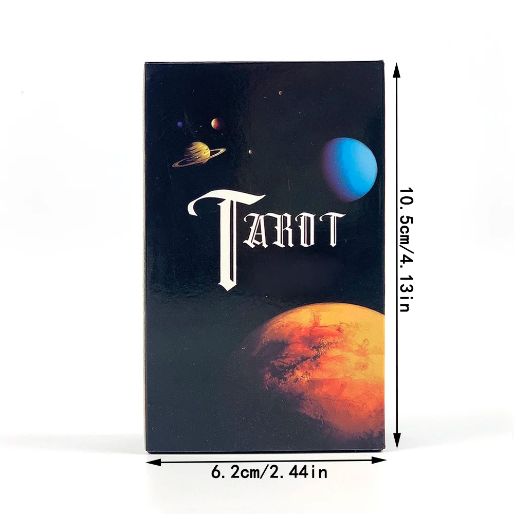 Tarot Cards A 78 Deck Oracle English Divination Edition Borad Family Gathering Game Halloween and Christmas Games