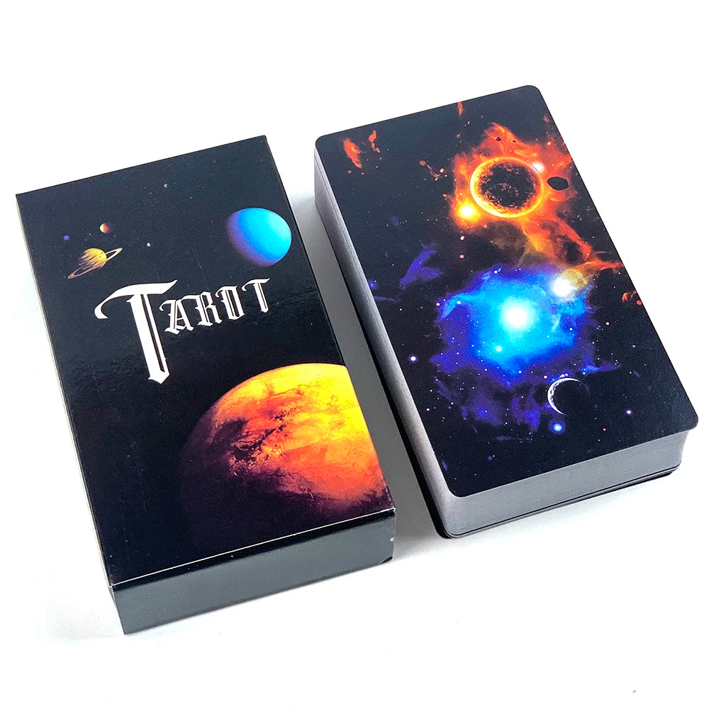Tarot Cards A 78 Deck Oracle English Divination Edition Borad Family Gathering Game Halloween and Christmas Games