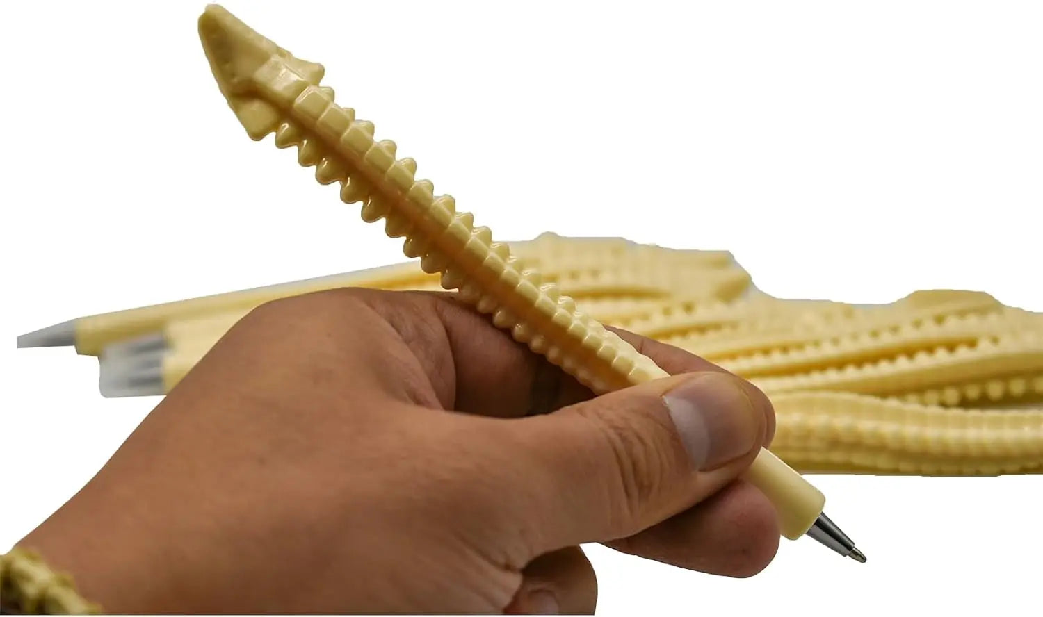 12 Pcs Novelty Bone Pens Spine Shape Ballpoint Pen for Doctor Nurses Present Party Favor Halloween day Back To School