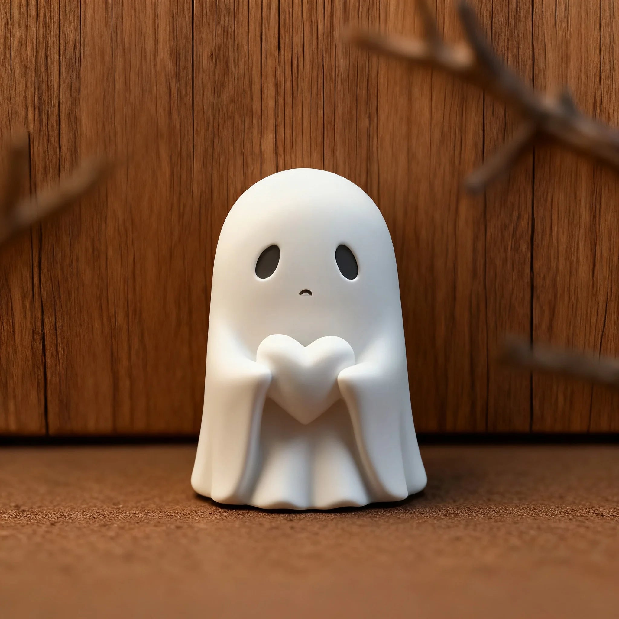 Cute Ghost Resin Decoration - New Halloween Creative Statue, Small Ornament for Home, Garden & Gift-Giving