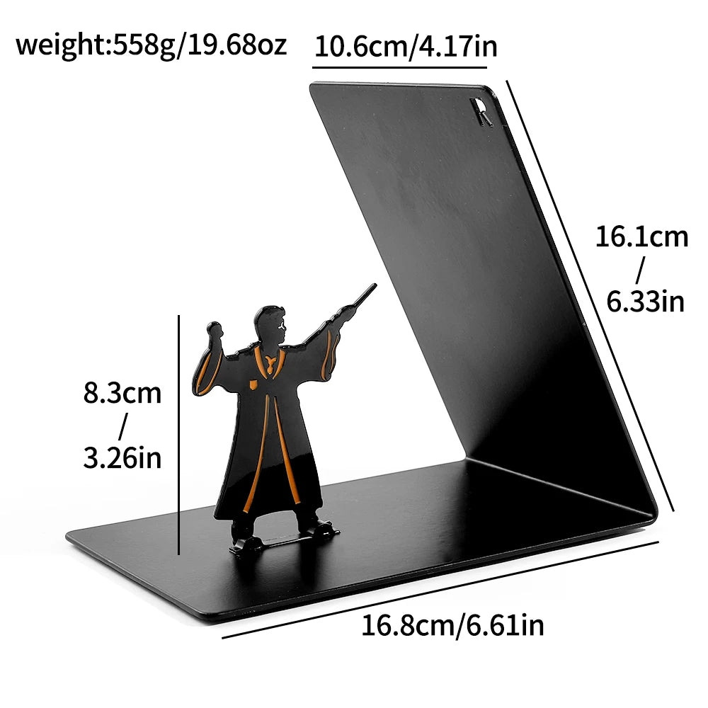 Harry Potter Heavy Duty Metal Bookends For Office Desk Student Desks Home Decor Great Gift Giving Desktop Ornament