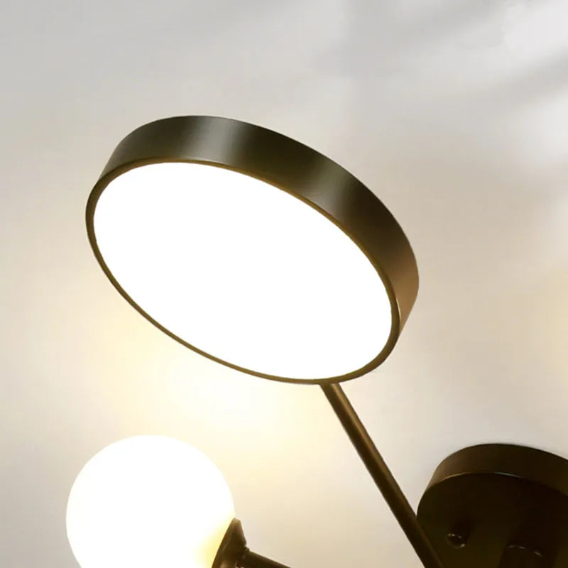 Postmodern ceiling light Creative Snowflake glass ball ceiling lamp For Bedroom Lighting children's living room luxury lighting