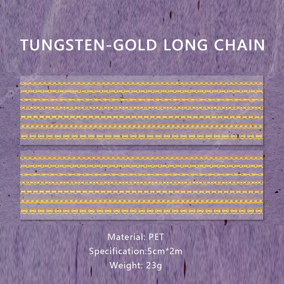 1Roll Decorative Adhesive tapes magic shadow and chain trail masking tapes Junk Journal Scrapbooking stikcers DIY