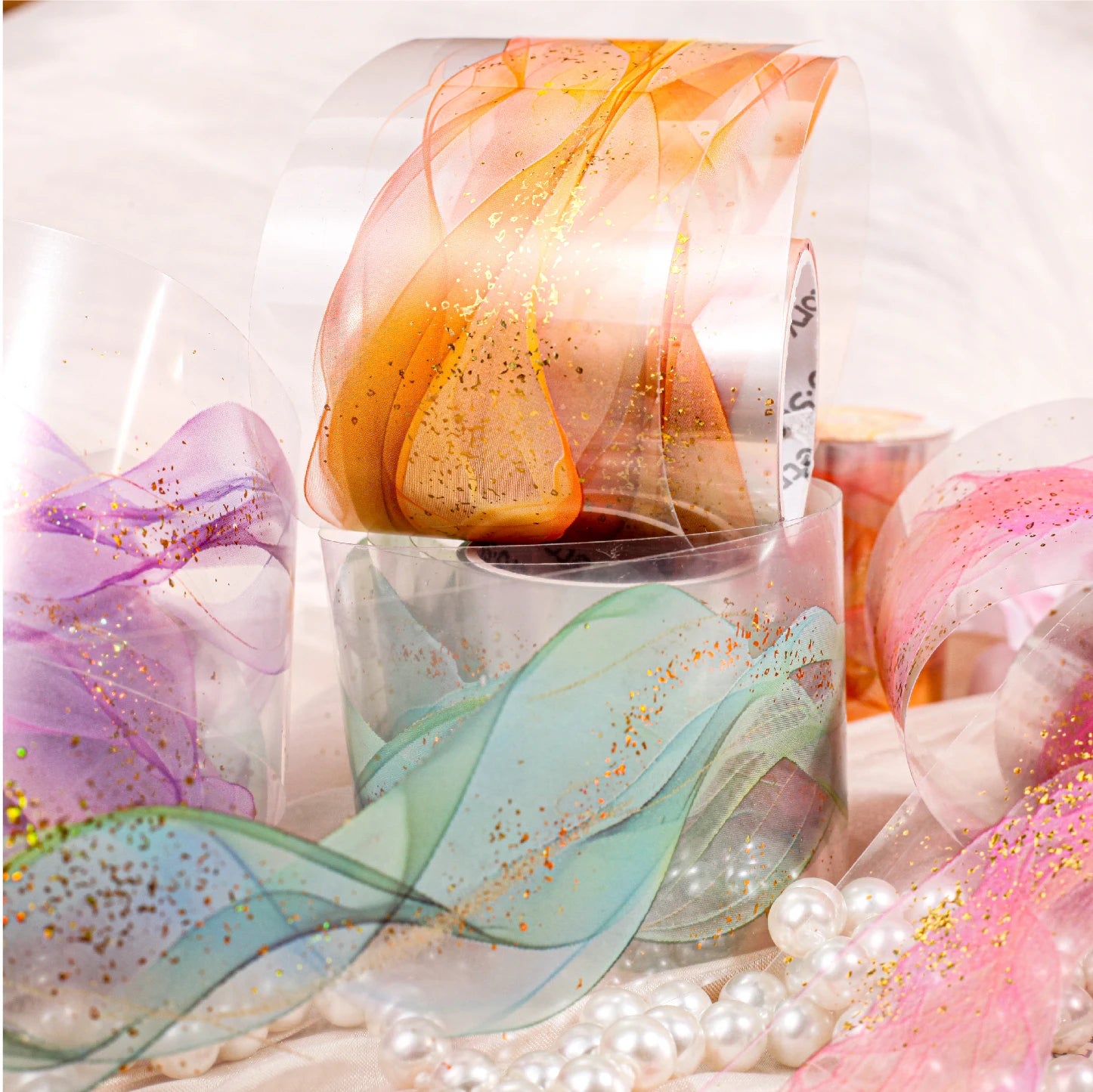 200 cm PET Washi Tape Decorative Adhesive Tapes School Journal Supplies Gold Foil Scrapbooking Japanese Stationery Masking Tapes