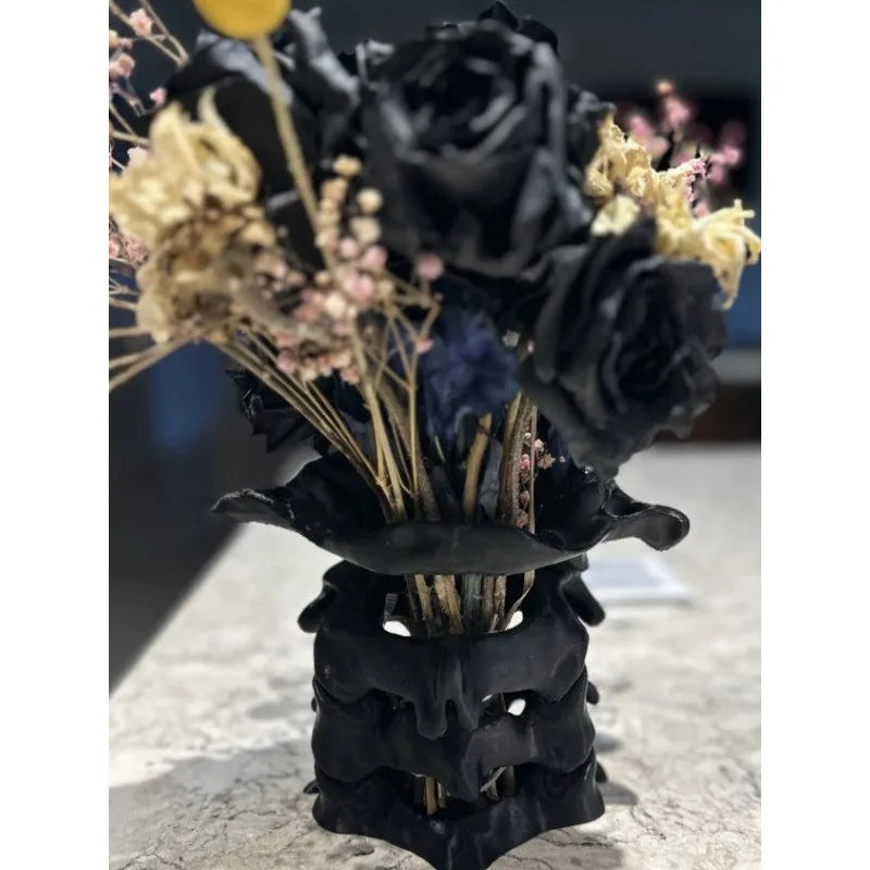 Simulation Spine Pen Holder Brush Holder Spine Pencil Holder Medical Student Gift 3D Vase Storage Box Office Desktop Organiser