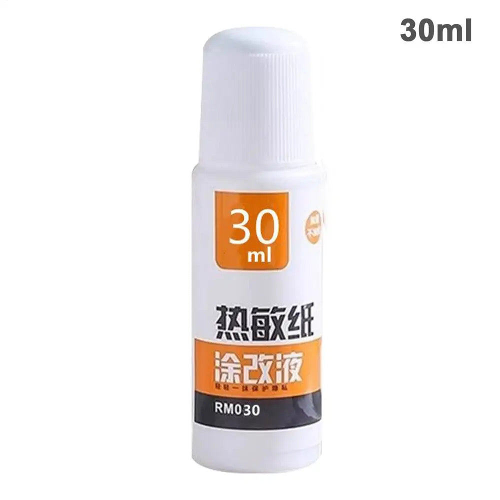 Thermal Paper Correction Fluid Fast-Drying 30ml/55ml Privacy Protection for Parcel Box ID Information Anti Peep Identity Guard