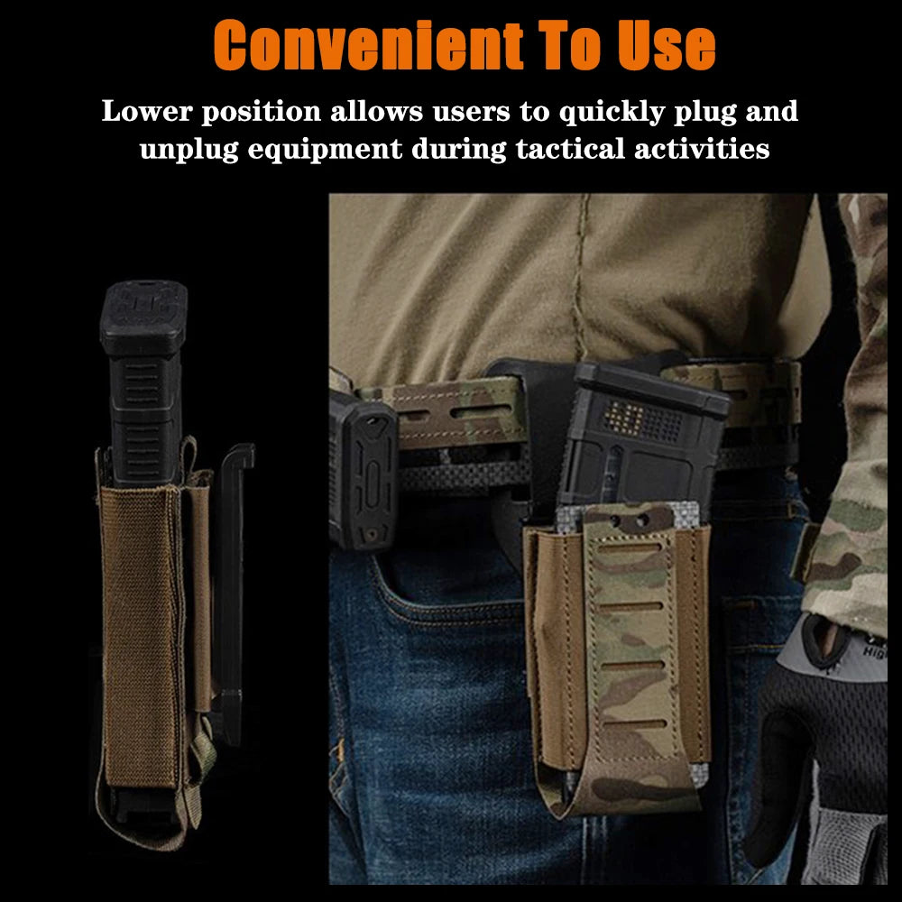 QLS MOLLE M System Mounting Adapter Accessories For Shooting Magazine Packs&Storage Bag，Suitable For Individuals/Law Enforcement