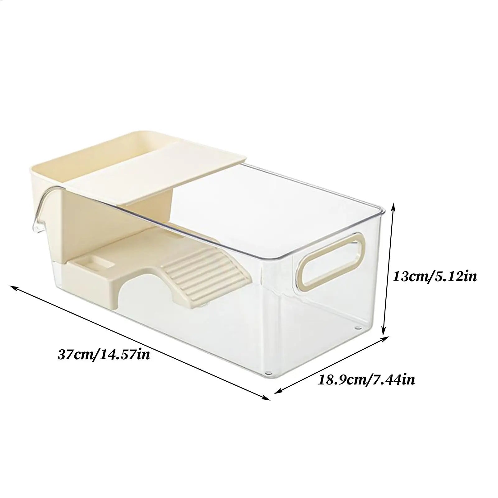 Turtle Aquarium Multi-functional Aquarium Transparent Terrarium for Crayfish Hermit Crabs Frog Reptile Tortoise Habitat Basking