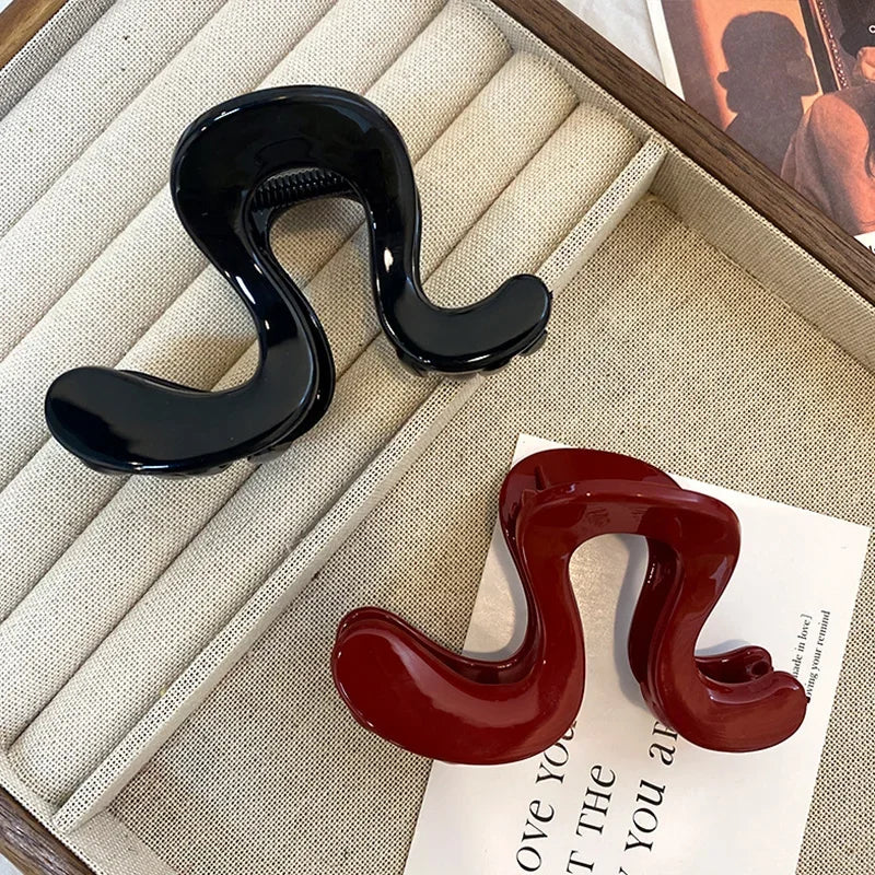 Irregular Hair Catch Clip Shark Clip Women's Premium 2025 New Hairpin Back Head Hair Accessories Hairpin Elegant Hair Styling