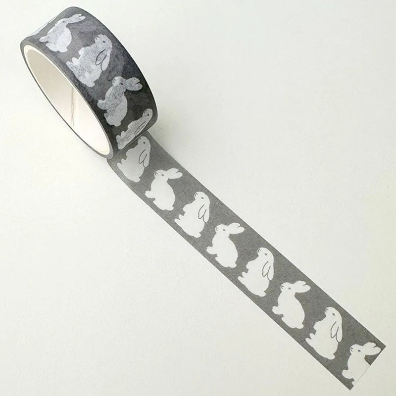 Korean Ins Cute Penguin Tapes DIY Washi  Cartoon Rabbit Paster Girls Phone Decoration Material Scrapbook Journal Creative Decals