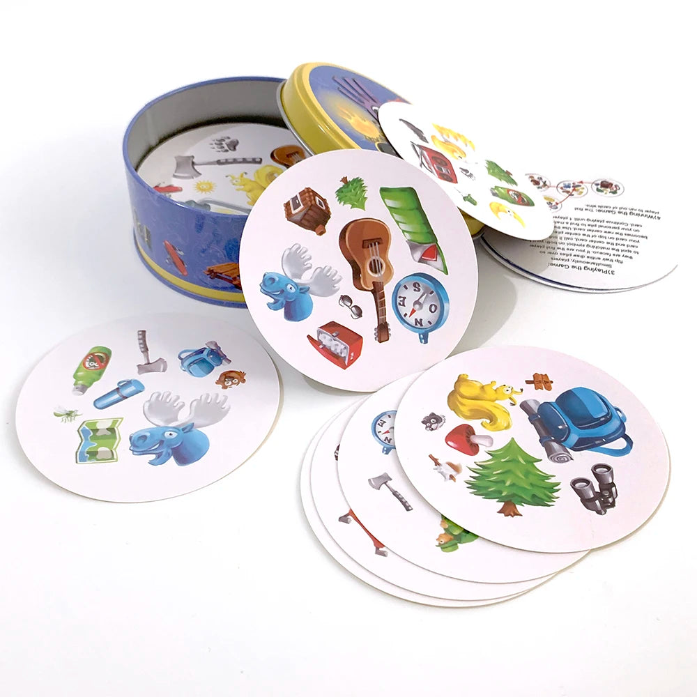 Card Board Game Toy Iron Box Family Funny Entertainment Party Holidays Camping Tool Sports HIP Friends Christmas Halloween Gifts