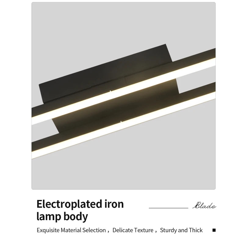 Ceiling Lamp for Living Room Home Decor Lighting Bedroom LED Ceiling Chandelier Light Modern Restaurant 3-color Variable Light