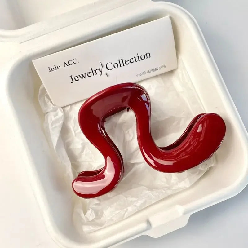 Irregular Hair Catch Clip Shark Clip Women's Premium 2025 New Hairpin Back Head Hair Accessories Hairpin Elegant Hair Styling