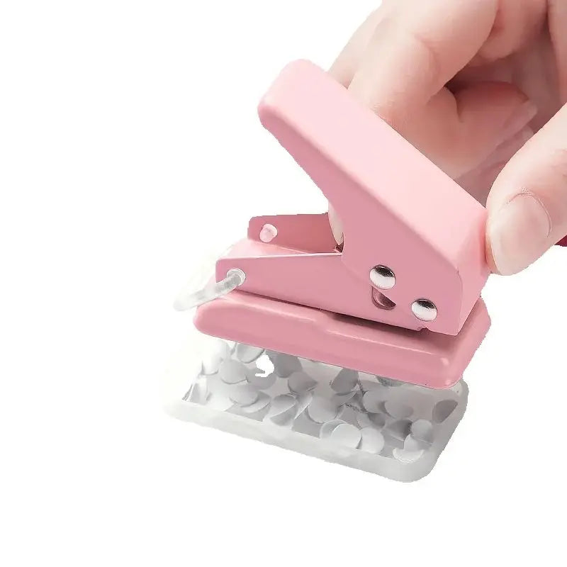 Morandi Color Hole Punch Single Hole School Office Supplies DIY Photo Album Creative Stationery Circular Hole Cutter