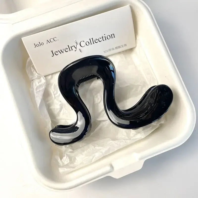 Irregular Hair Catch Clip Shark Clip Women's Premium 2025 New Hairpin Back Head Hair Accessories Hairpin Elegant Hair Styling