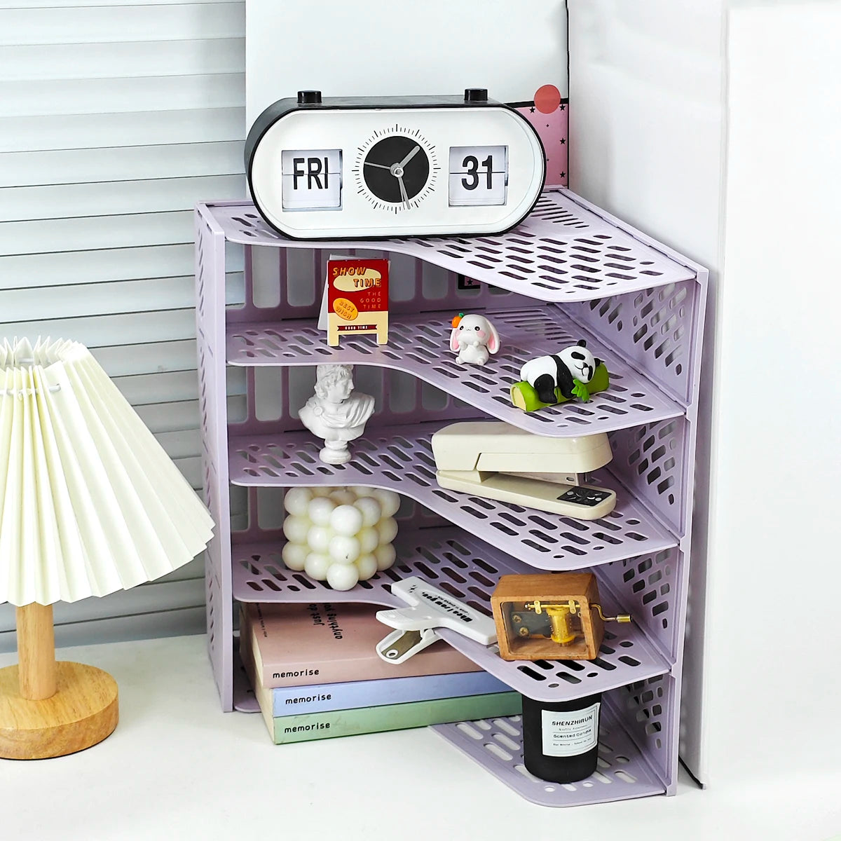 Bookshelf Desktop Book Stand Desk Storage Rack Desktop Book Stand Book Storage Handy Gadget Desk Storage Rack