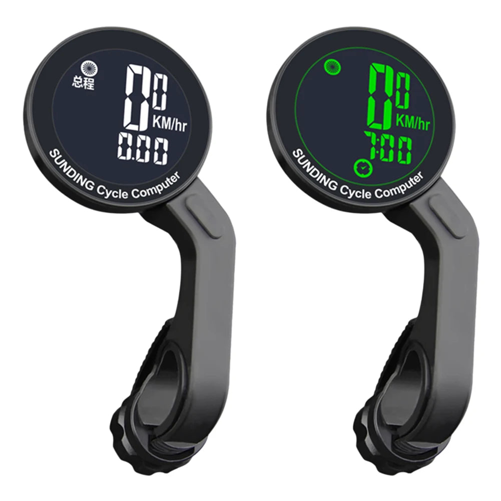New Bicycle Computer Waterproof Cycling Speedometer Multifunctional LCD Screen Mountain Bike Speed Meter Odometer Stop Watch