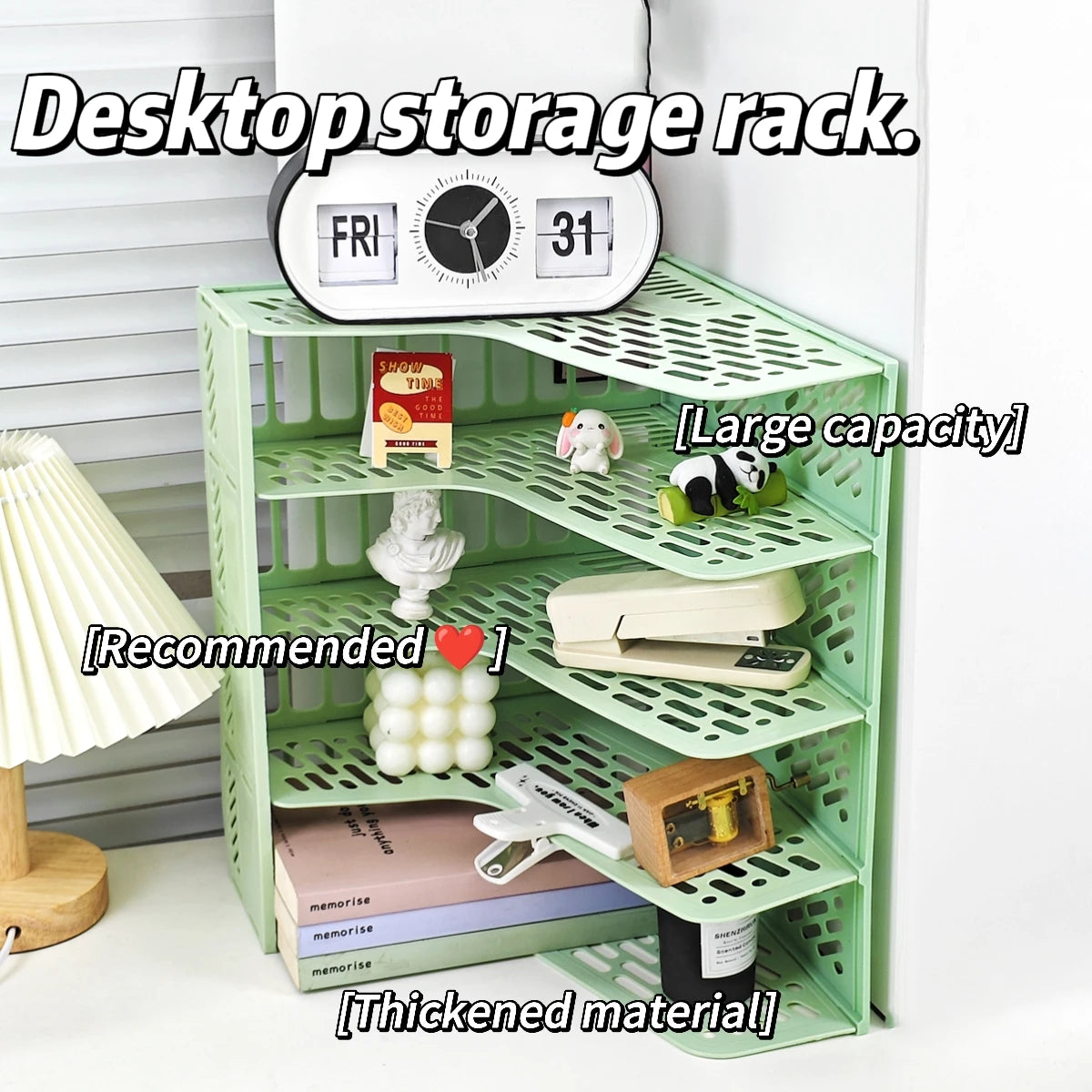 Bookshelf Desktop Book Stand Desk Storage Rack Desktop Book Stand Book Storage Handy Gadget Desk Storage Rack
