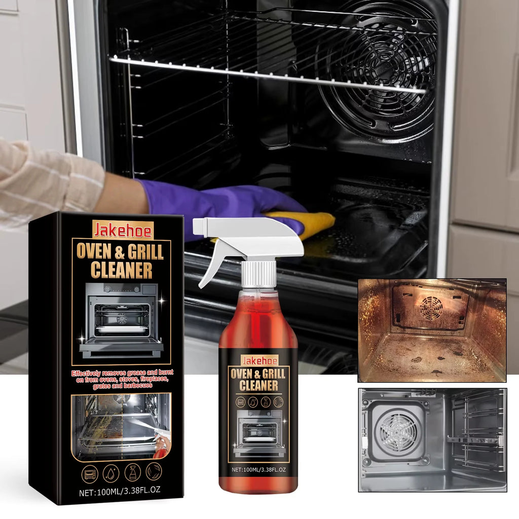 Powerful Oven & Grill Cleaner Foam Spray Decontamination Deodorization Oil Removal Agent for Cooking Tool Efficiency Cleaning